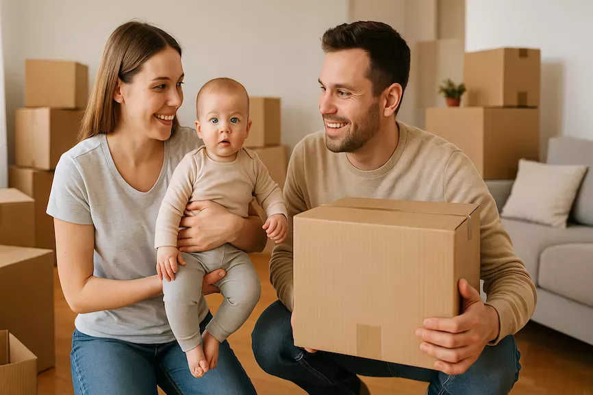 🍼 Att flytta som nybliven förälder – planering, städning och vila